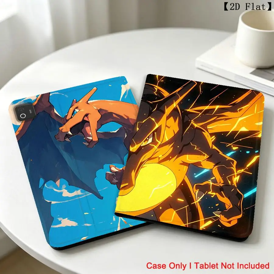 with Pencil Slot Case for Xiaomi Redmi Pad SE K Pad 8.8 9.7 12.4 Inch Pad 6s Pro 7 Ultra Pad 5 6 7 8 Pro Cool Pokemons Charizard