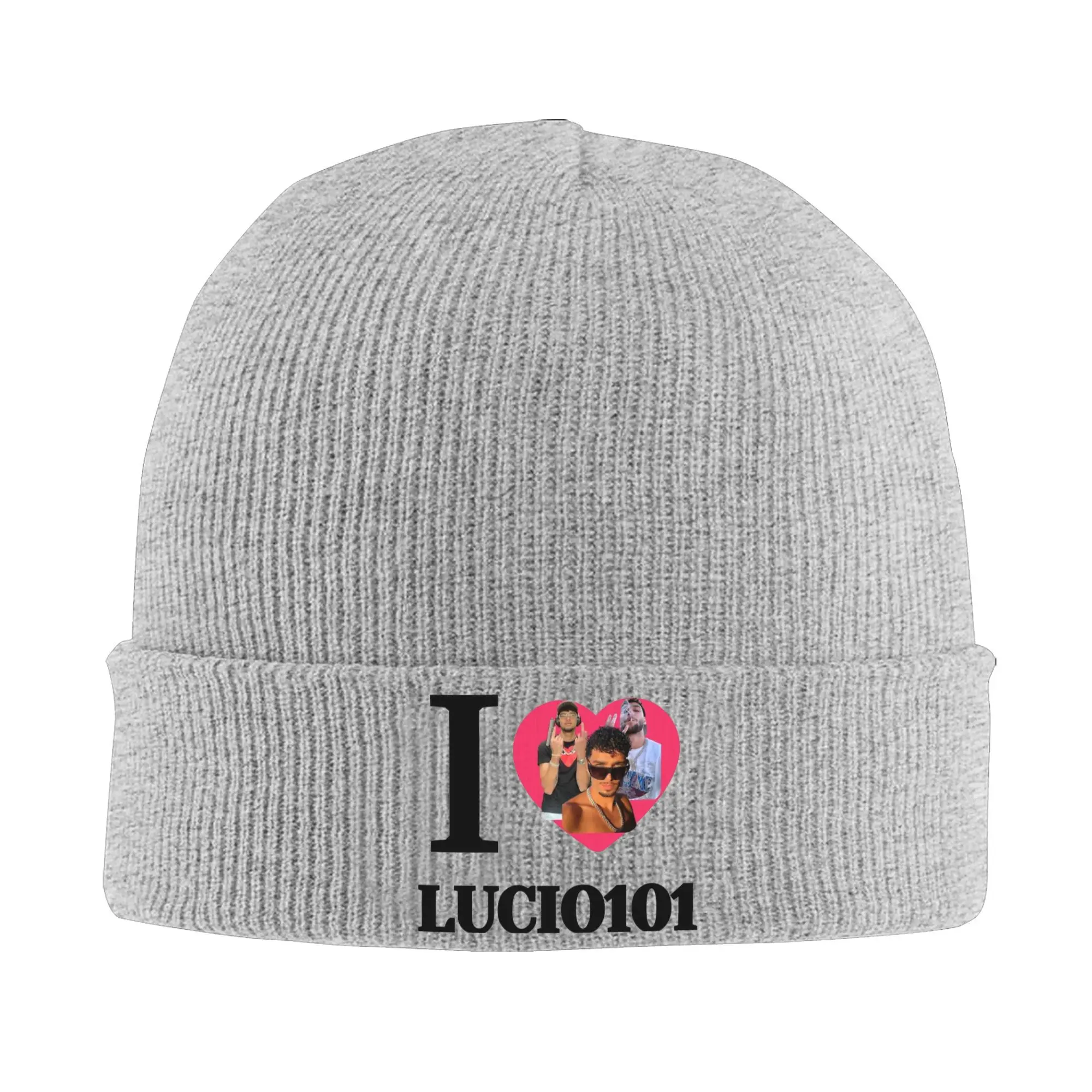 

I LOVE LUCIO101 облегающая шапка унисекс Зимние теплые шапочки вязаные шапки