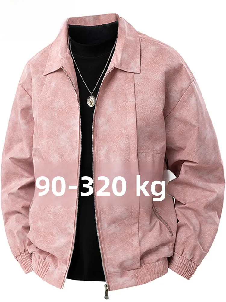 

Мужская рабочая куртка MoChao большого размера, весенне-осенняя, повседневная, свободного кроя, для полных мужчин, с отложным воротником, трендовая, абсолютно новая...