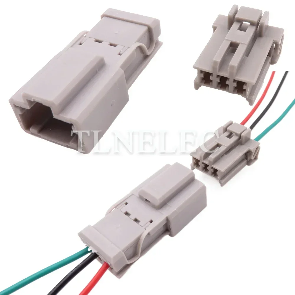 3 Pin Way Car Male Female Wiring Harness Socket With Wires Automobile Backlight Connectors 6098-0242 6098-0241