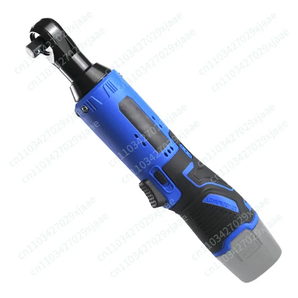 Electric Ratchet Wrench 12V Lithium Battery Rechargeable 3/8 Auto Repair Stage Truss 90 Degree Right Angle Electric Wrench