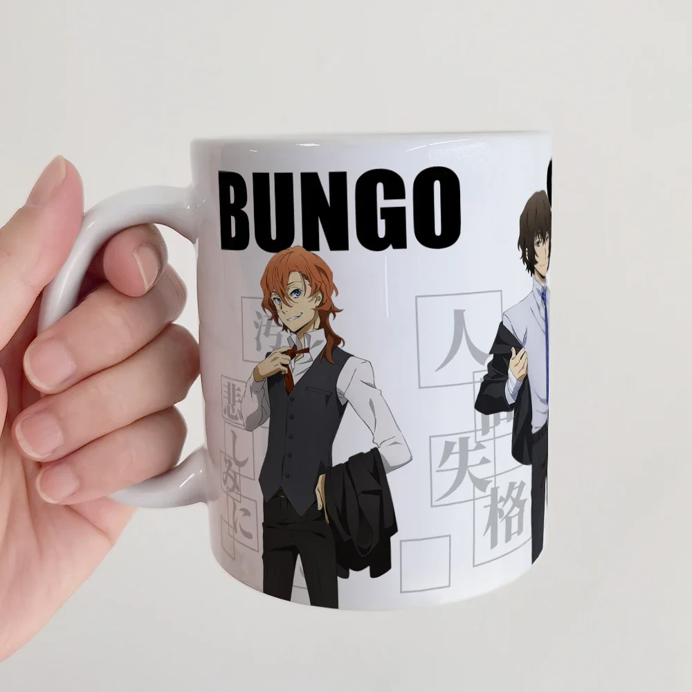 Dazai Osamu Bungo Stray Dogs Creative Personality Anime Peripheral Ceramic Mug Water Cup Coffee Cup Holiday Surprise Gift Mug