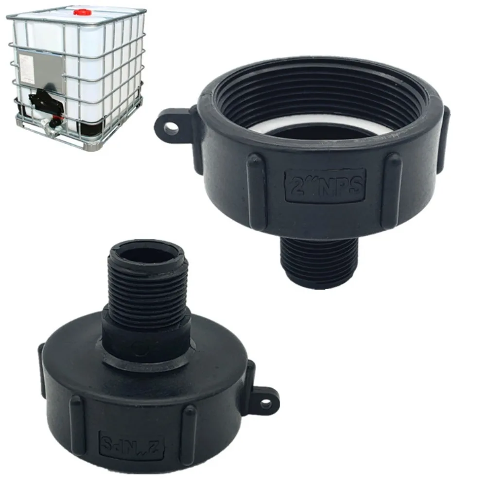 

S60 IBC Ton Barrel Connector New IBC Accessories Hose Connector Plastic Fine Thread IBC Tank Adapter Ton Barrel