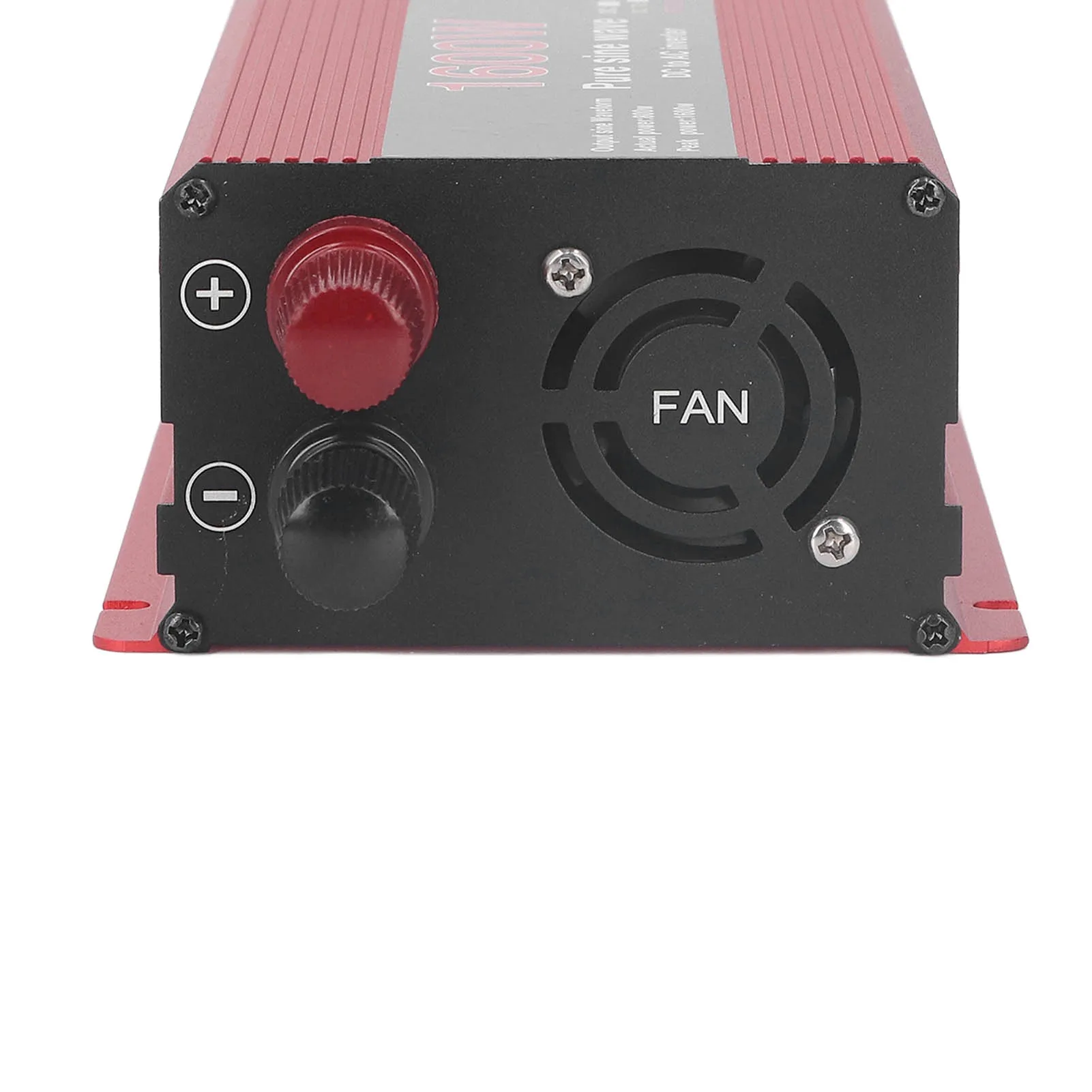 Inversor de onda sinusoidal pura 1600W protector de aleación de aluminio inversor Solar de coche al aire libre para barco DC12V a AC220V