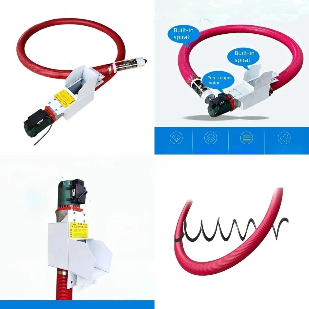 Handheld Portable Grain Suction Machine High Suction Truck Mounted Vacuum Loader For Wheat Corn Feed Farm Loading