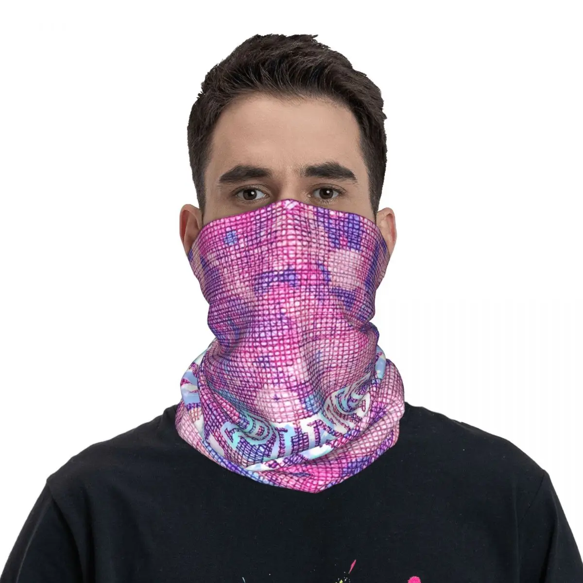 Pink Fashion Cool Aesthetic Balaclava Outdoor Sports Face Cover Mask Couple Fashion UV Cycling Mask Soft Warm Scarf Bandana