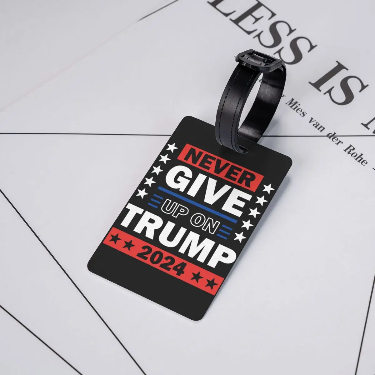 Custom Nener Givp Up On Trump Luggage Tags Custom Baggage Tags Privacy Cover Name ID Card