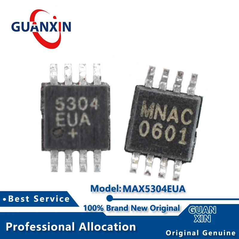 

100% New MAX5304EUA MAX5304EUA+ MAX5304EUA+T Marking 5304EUA MSOP-8 MAX5304