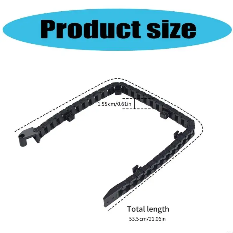 Abra cadena arrastre puente cadena tipo CABLERS 6x10 mm con PRIMPARS para K1S K1MAX 3D 203A