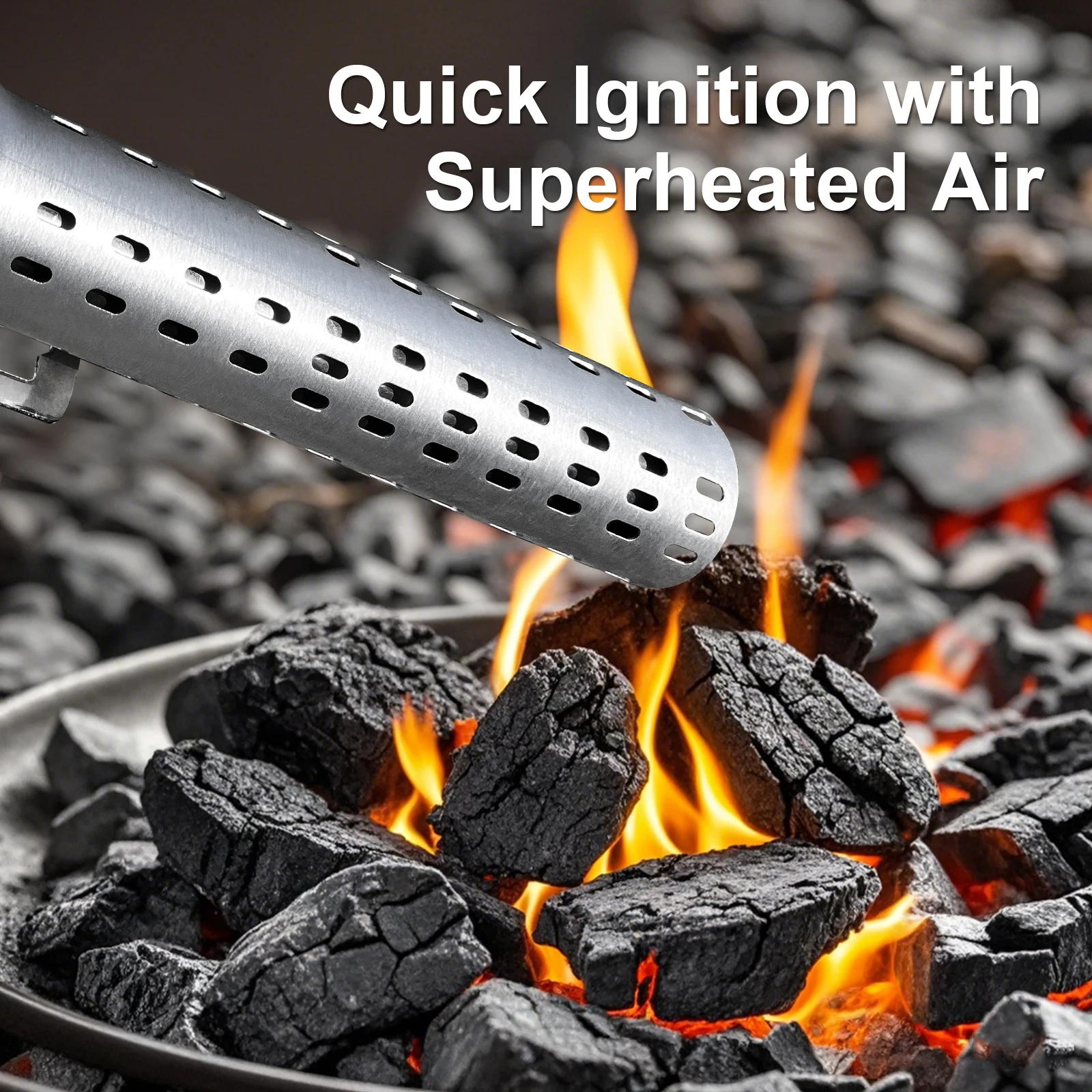 Electric Charcoal Starter Lighter Electro-Torch Fire Starter for BBQ Smoker Grill Starter Super Quick Lgnites Briquettes