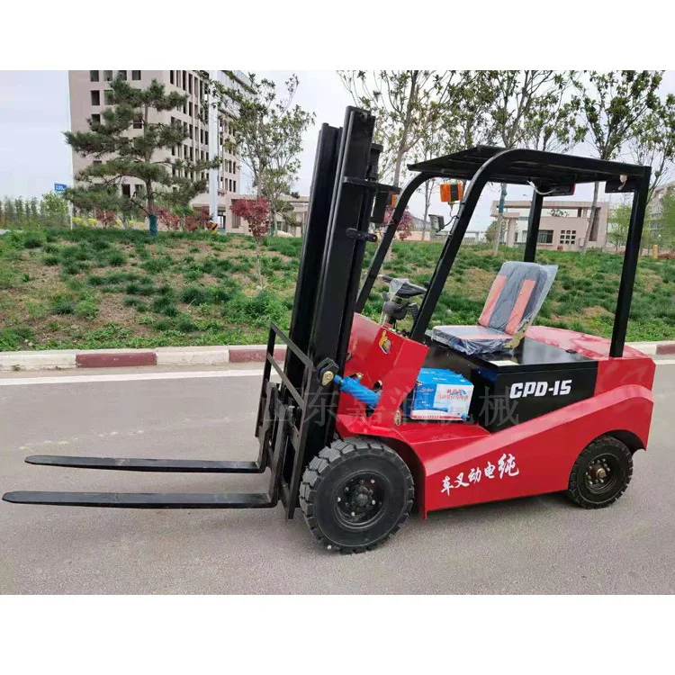 HCY Electric forklift, four-wheel ride-on small electric forklift 1.5 tons 2 tons electric pallet hydraulic stacker
