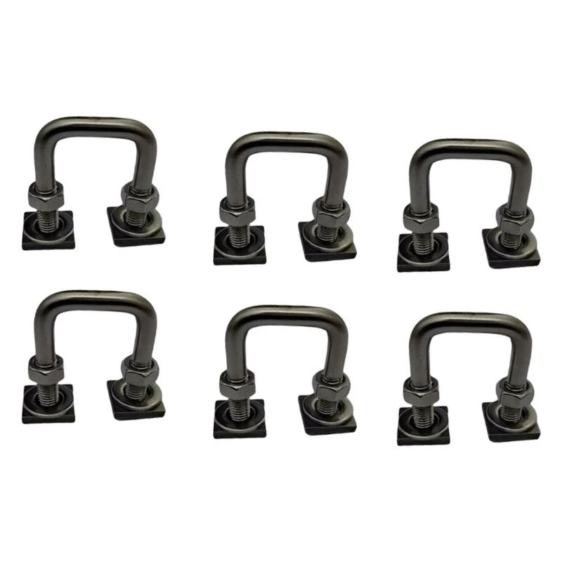

6Pcs Tie Down Anchoring Eye T Slot Bolt for Holding Bungee Cord R6FB