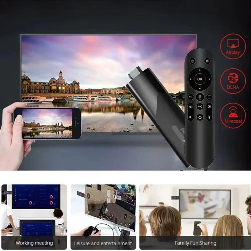 

5G Dual Wifi HDR10 6K Media Player TV Box M98 Y10 Smart TV Stick Android 13 BT 5.0 ATV Allwinner H618 2.4G