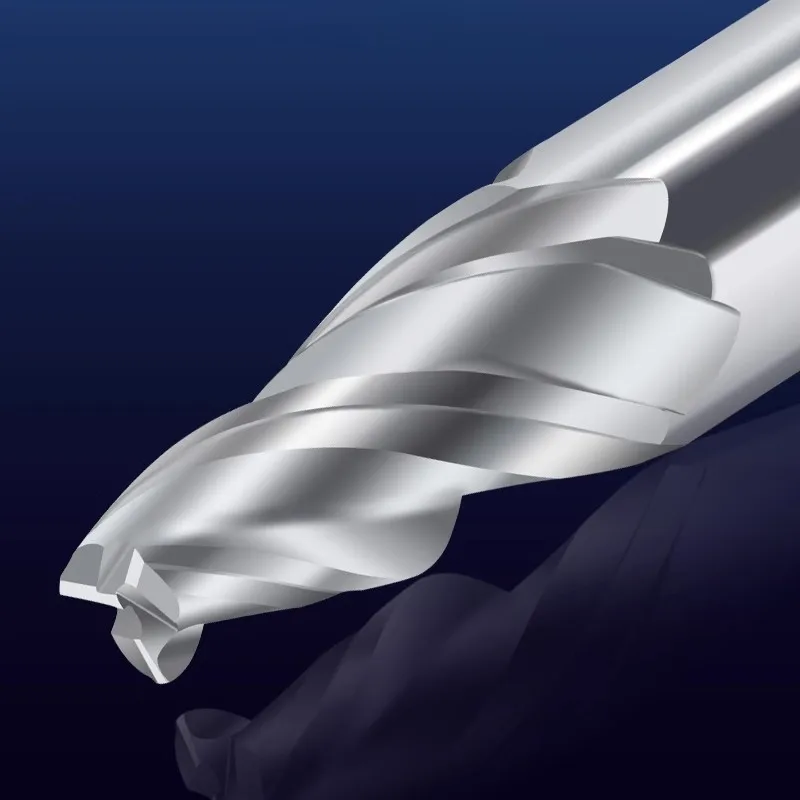 Imagem -04 - Azzkor Tungstênio Aço Carbide Taper End Mill Slope Fresador 3-flute Taper Ferramentas de Usinagem Cnc Hrc55 60
