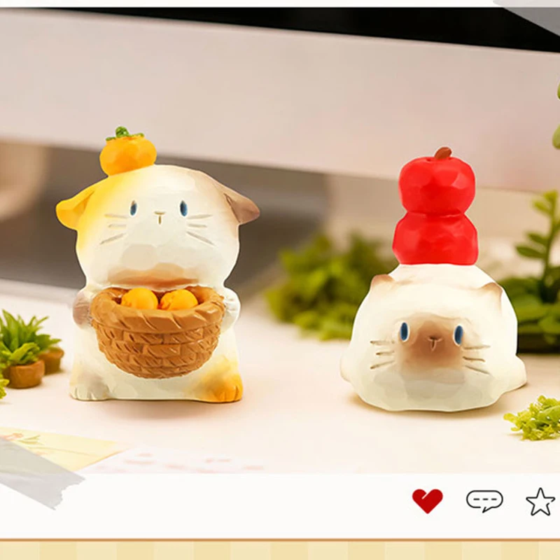 Cat Pai Fun Fruits Blind Box Serie Mehrere Stile Lustige Desktop-Dekoration Fahrzeugdekoration Spielzeug Mystery Box Überraschungsgeschenke