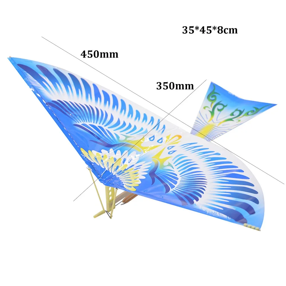 

New Ligthweight DIY Airplane Model Rubber Bands Power Multicolors Hand Throw Aircraft Foam Plane Flying Glider for Outdoor