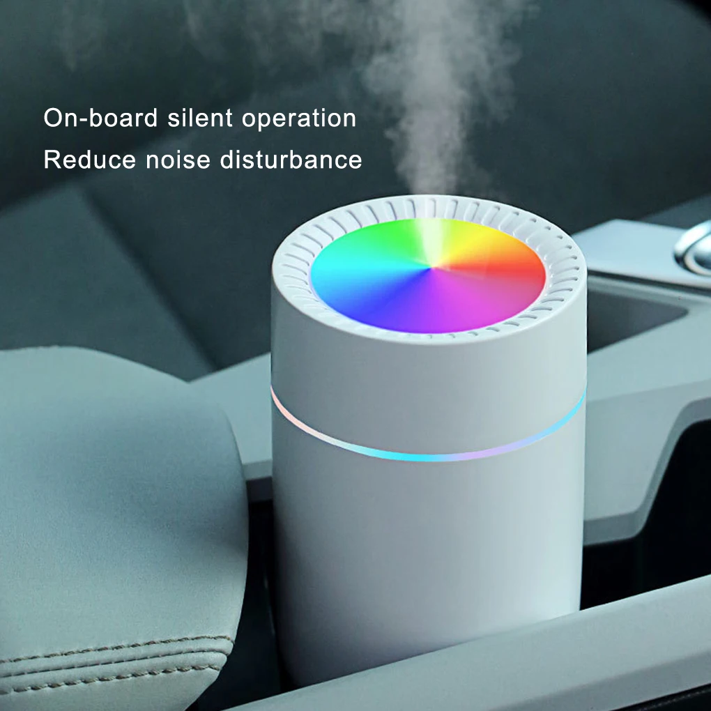 Mini Car Air Humidifier Portable Air Freshener With LED Night Light USB Power Oil Diffuser For Car Interior Accessories