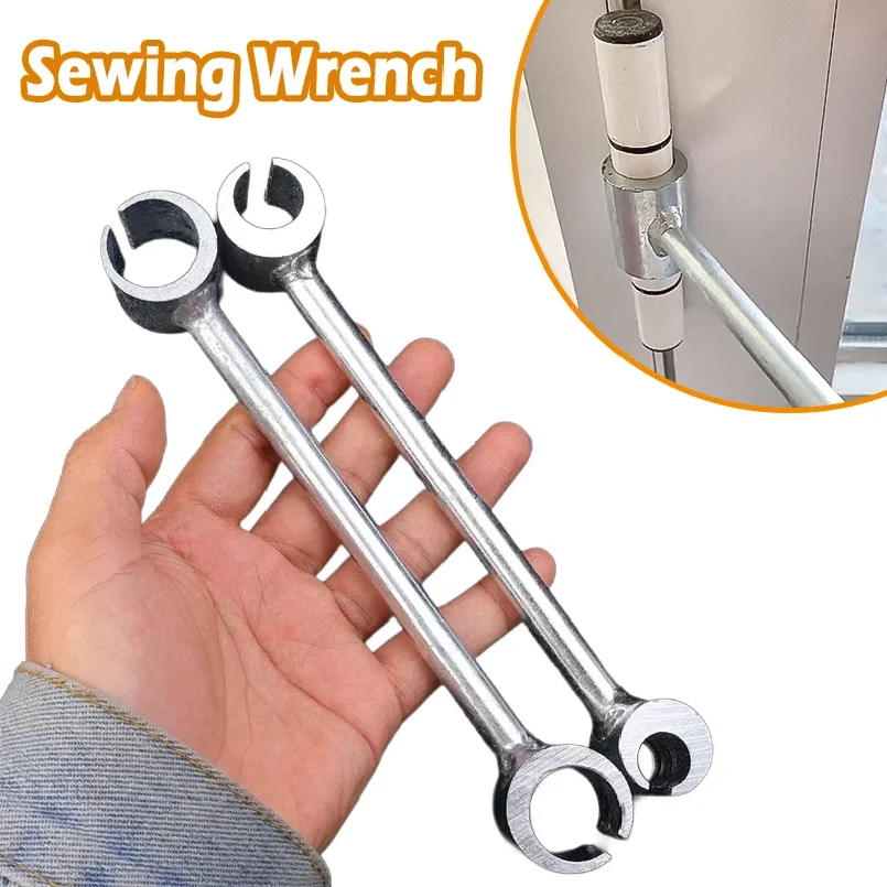 1PC Double Head Hinge Gaps Adjusting Wrench Labor-Saving Hinges Gaps Repair Wrenches Hand Tools Spanners for Round Bolt