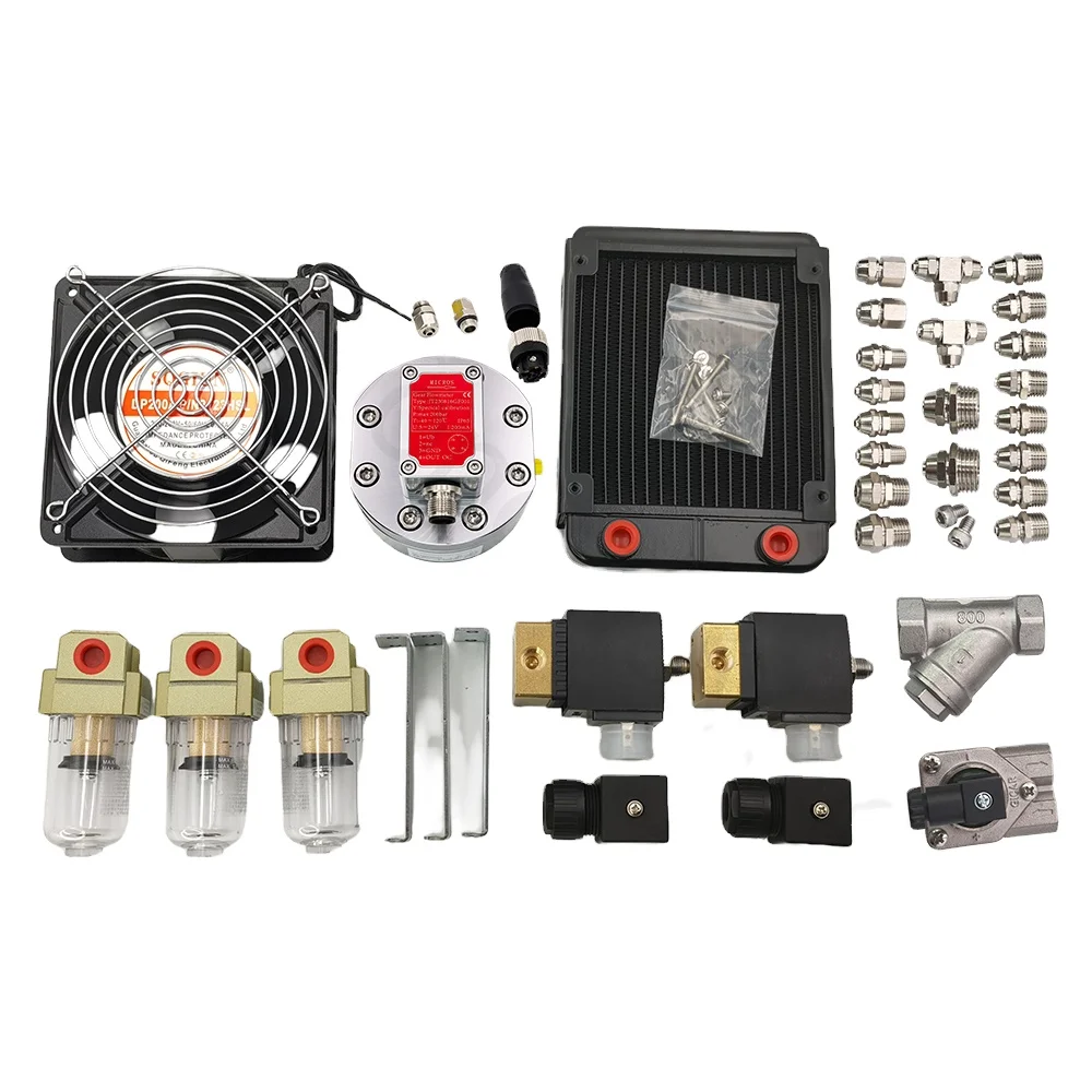 8 in 1 Injector  Pump Flowmeter Radiator Solenoid Valve Filter BIP Sensor Measuring Tool for Common Rail Test Bench Accessory