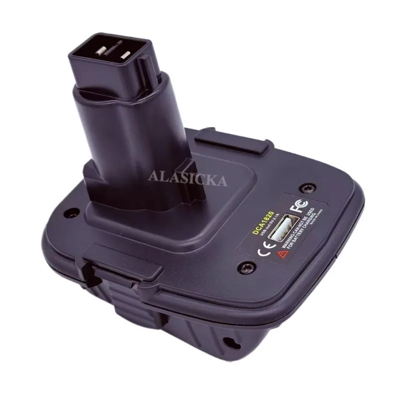 HAKSINKY DCA1820 Adapter for Dewalt 18V Tools,Converter Converts for Dewalt 20V Lithium Ion Batteries To 18V Nickel Batteries