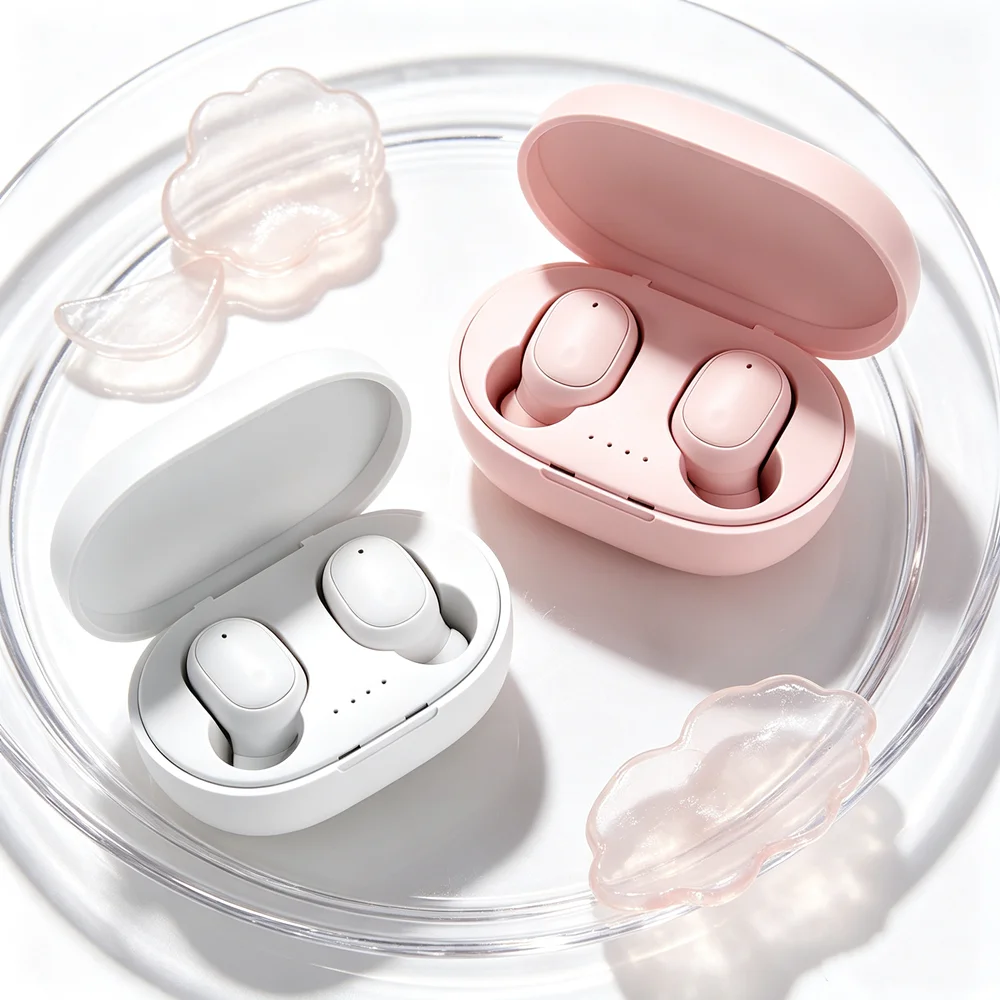 TWS Fone Bluetooth Earbuds Wireless Headset Support Clear Call Capture Full Range Sound, Comfortable Wearing for Long Time Media
