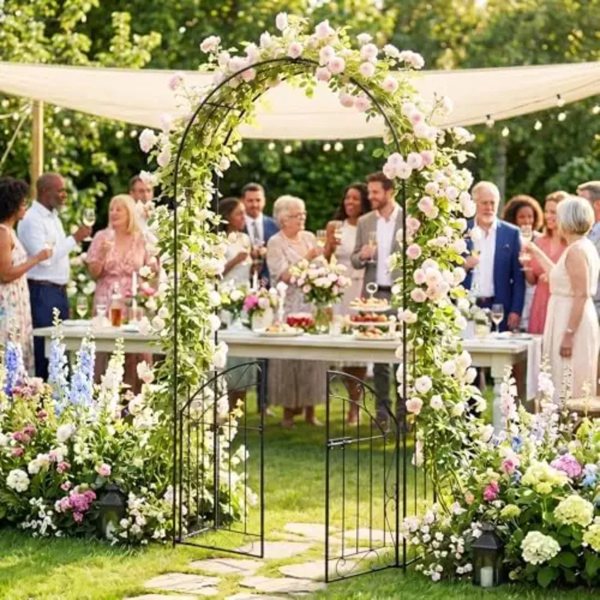 Garden Arch with Gate, 79