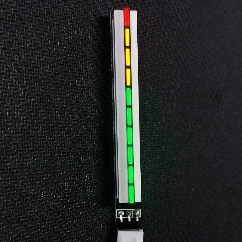 DIY Audio Amplifier with Color LED, Music Level Indicator, Rhythm Spectrum, Dynamic Atmosphere Light, Voltage Indicator