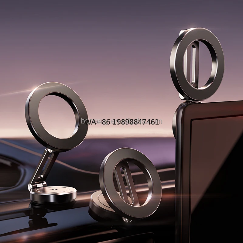 

Z15P New Design Aluminum Alloy Portable Magnet Phone Holder Multi Functional Mini Mobile Phone Stand for Travelling