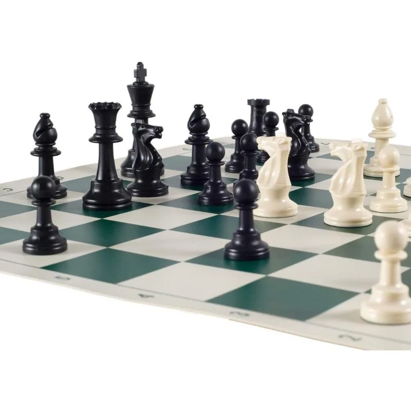 

Heavy Tournament Triple Weighted Chess Set Combo
