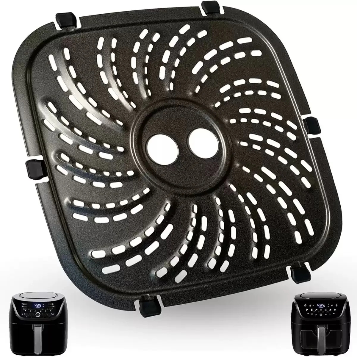 10Pcs Air Fryer Silicone Bumper Protector, Heat Resistant Steamer Board Rubber Feet, Anti-Scratch Air Fryer Accessories Parts