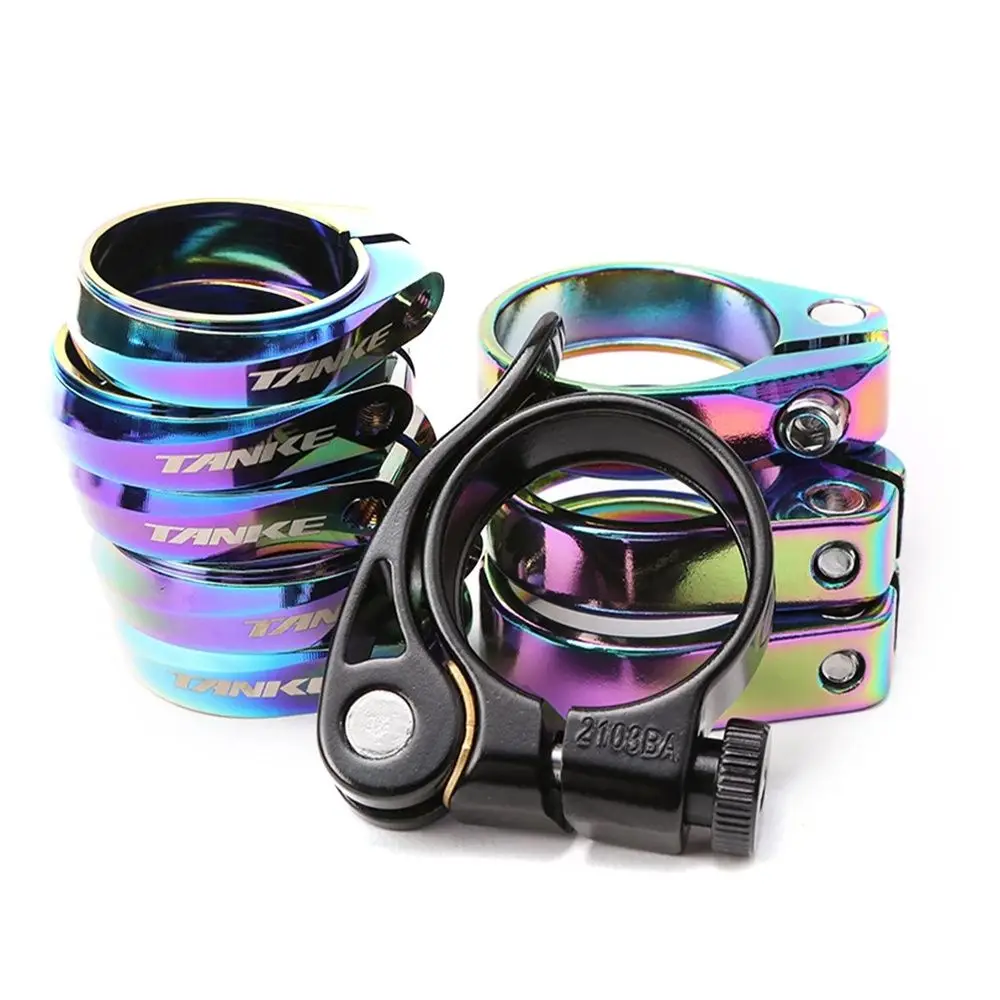 

Bicycle Seatpost 28.6/31.8/34.9mm Bike Saddle Aluminum Alloy Seat Tube Clamp Bike Seatpost Clamp Seat Post Clip Seat Tube Clip