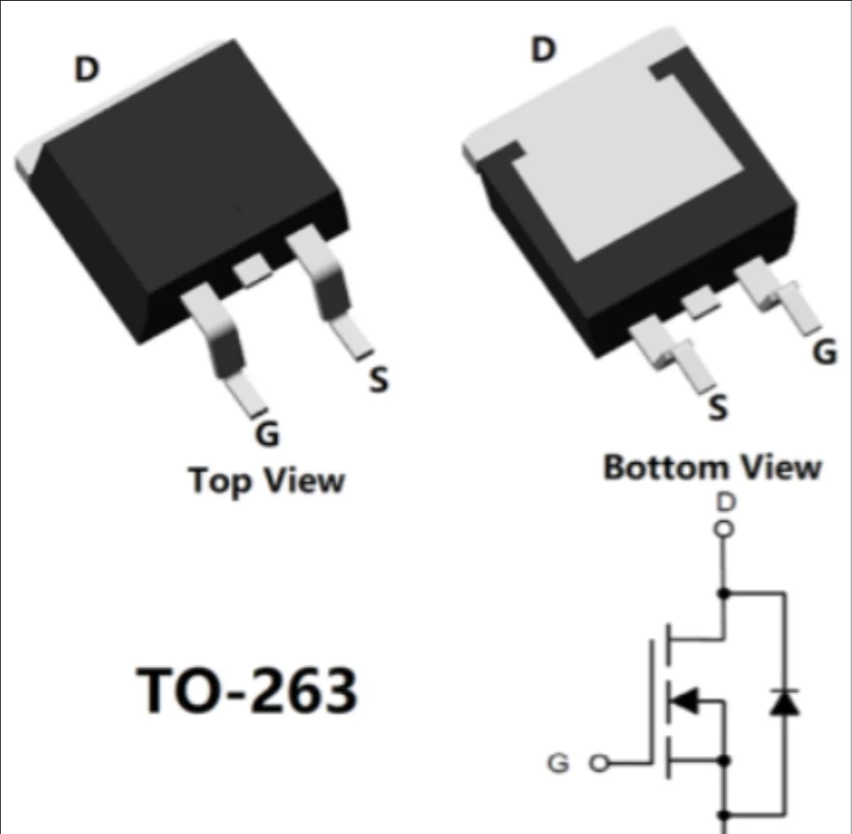 5PCS/LOT AP9581GS-HF AP9581GS 9581GS 80A 95V TO-263  P-CHANNEL ENHANCEMENT MODE POWER MOSFET