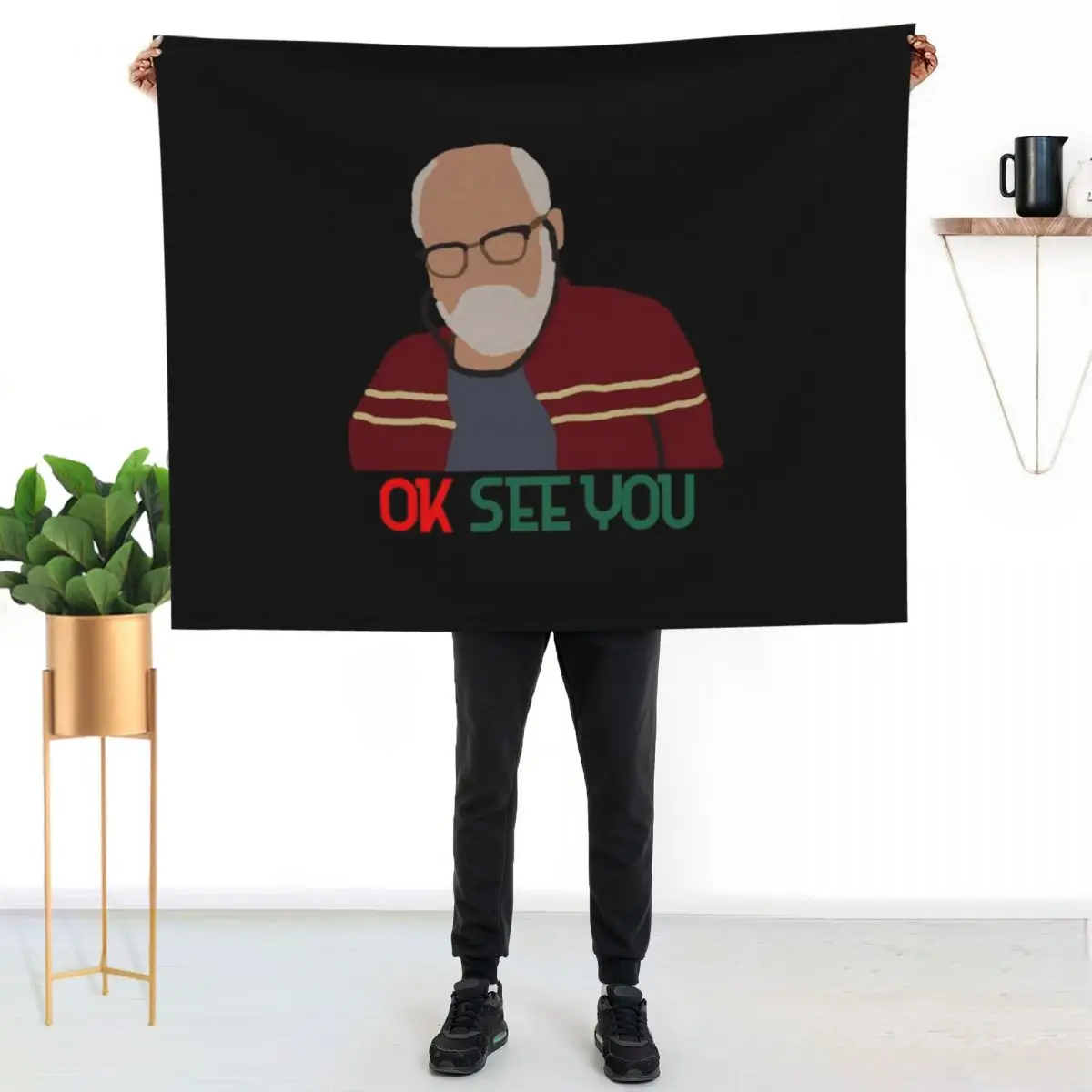 Uppa - Kim Convenience Ok See You Drawn T-Shirts Gift For Fans, For Men and Women Throw Blanket Single Vintage Blankets