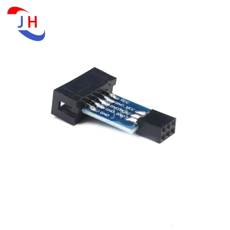 5Pcs STK500 The Module Adapter Board for AVRISP MKII USBASP STK500 High Quality 10P To 6P Conversion Board Suitable For AVRISP
