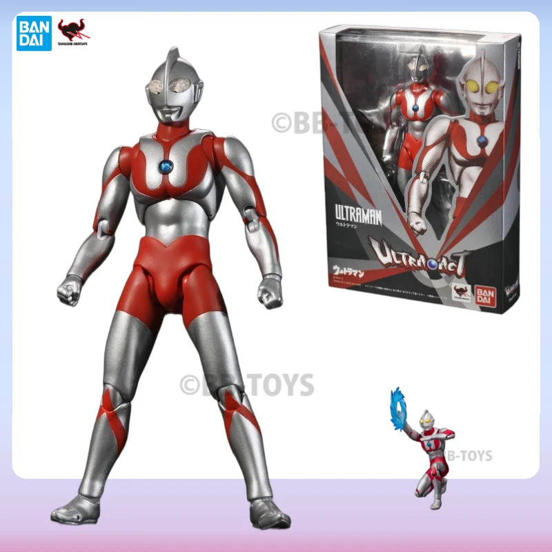 

In Stock Bandai Ultra-ACT Ultraman Series First 2.0 Movable Anime Action Figure Collectible Original Box Finished Toys Hobby