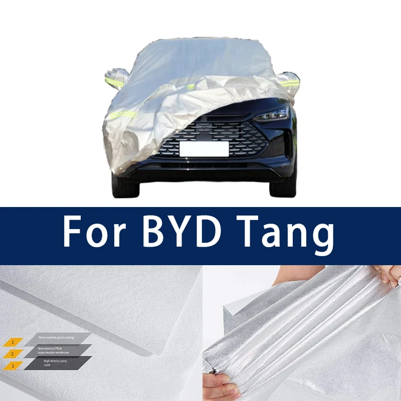 

Full car hood dust-proof outdoor indoor UV protection sun protection and scratch resistance For BYD Tang plus Car Umbrella