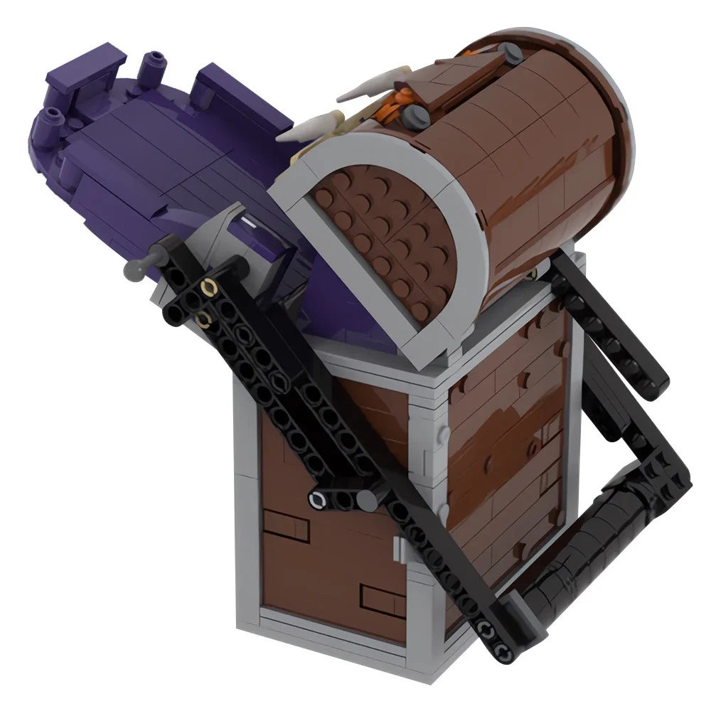 Gobricks MOC imitujące skrzynie wieża kości Model klocki gra zręcznościowa skrzynia skarbów potwór cegły zabawki dla dzieci prezent