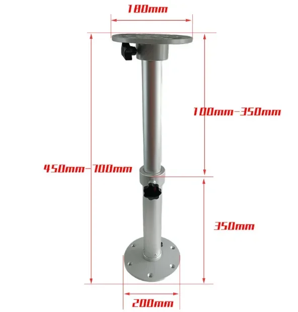 Superior Quality RV Caravan Accessories 360 Rotation Camper Motorhome RV Table leg  Anti-rust Aluminium Adjustable