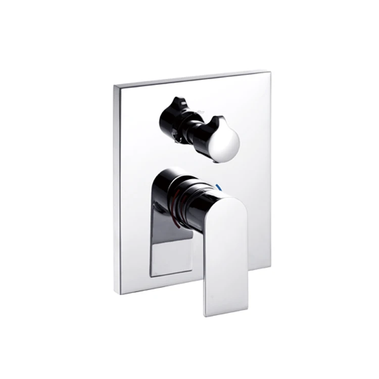 Two-Function Control Shower Valve with Brass Cover and Copper Body