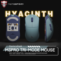 Motospeed Darmoshark M3Pro 4K Tri-mode PAW3395 Bluetooth Wireless Mouse 55Gg Lightweight Laptop Office Gaming Mouse Pc Gift