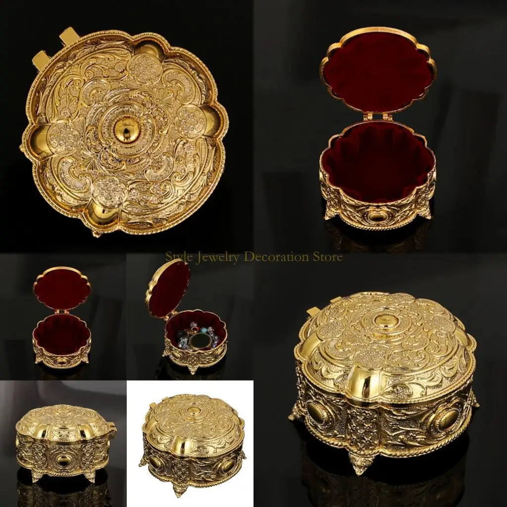 

D46E Metal Jewelry Organizers Portable Design with Large Capacity Space Saving