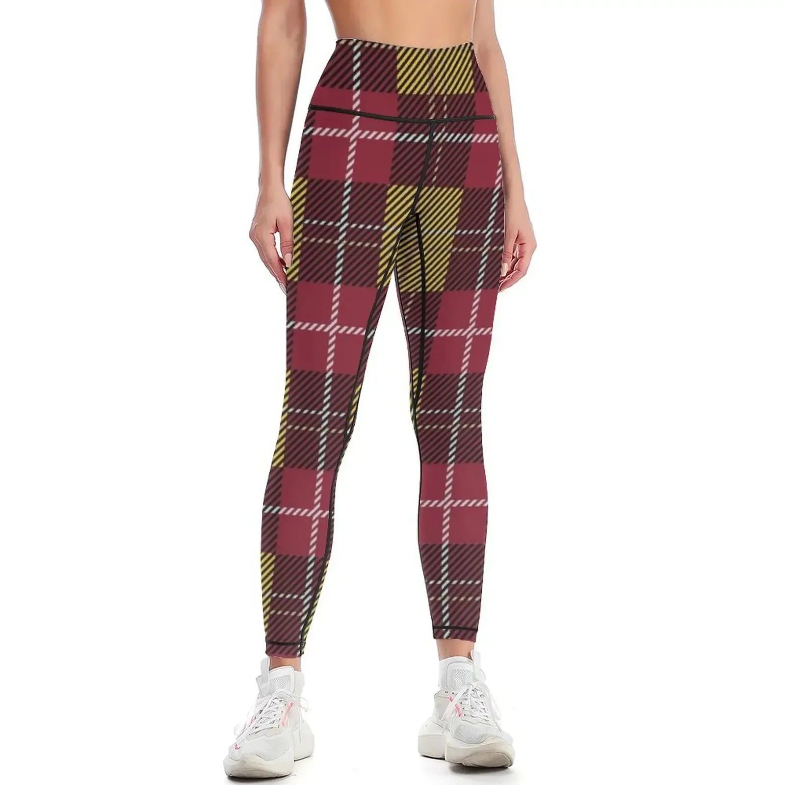 House Tartan - Gryphon Leggings gym pants push up fitness sports for gym gym's sportswear Womens Leggings