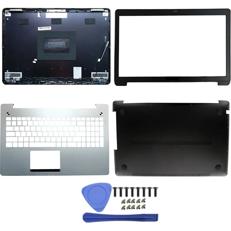 

Аксессуары для ноутбуков ASUS N750 N750J N750JV N750JK N750G безсенсорный ЖК-дисплей для ноутбука, задняя крышка/передняя панель/подставка для рук/нижняя часть корпуса