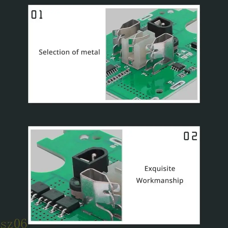 Q2Q4 Electric Angles Grinder 21V Battery Protective Board Hand Drill Accessories Battery Protective Board Battery Pack Module