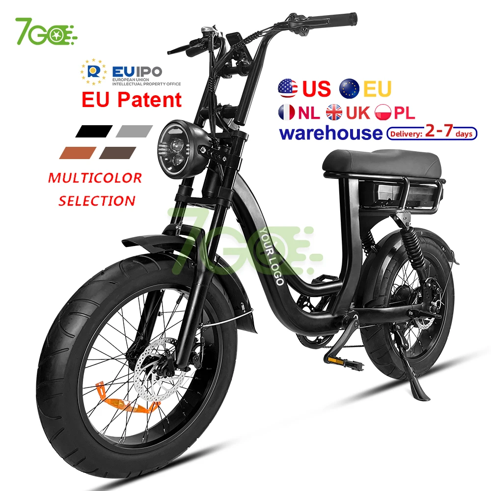 

Hot Selling Retro Vintage Step Through E-bike 48v 250w 1000 Electric City Bicycle High Speed E Bike Fat Tire Electric Bike