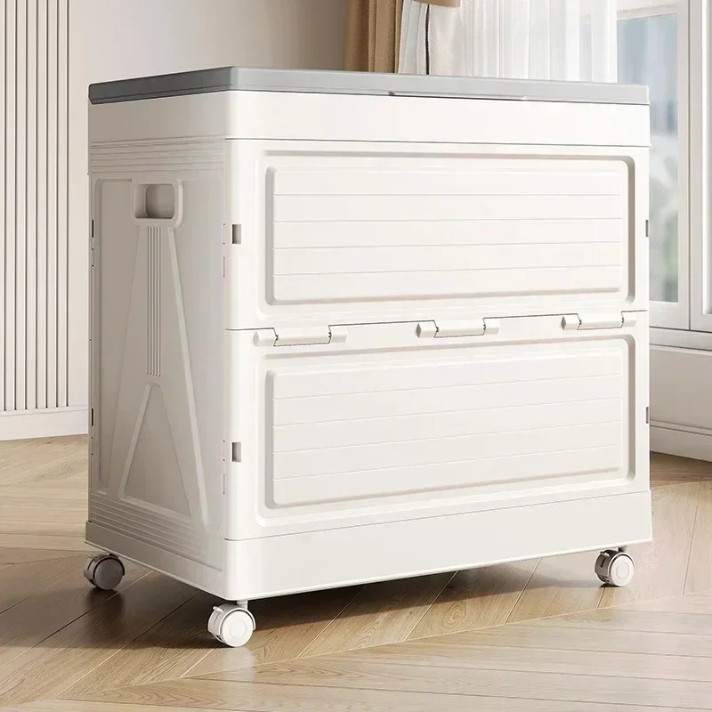 Household Large-capacity Folding Storage Box, Clothing Sorting Box, Toy Storage Box, Clamshell Snack Dust Storage Cabinet