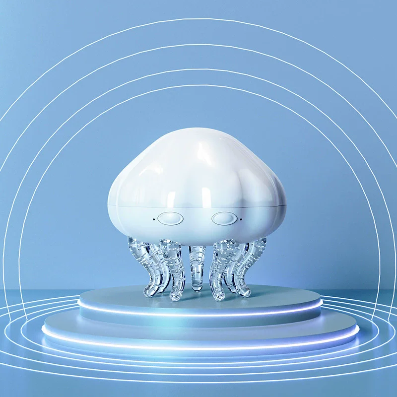 مصباح إسقاط قنديل البحر المحيطي، مؤقت بلوتوث، ضوء ليلي مثير للاهتمام مع 8 ألوان متغيرة ديناميكية وجميلة #3