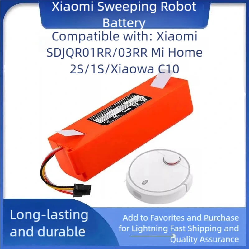 

Suitable for Xiaomi Stone Sweeping Robot Battery 2P4S Mijia 1C Sweeping Machine G1 Universal Generation 1T Original Accessories