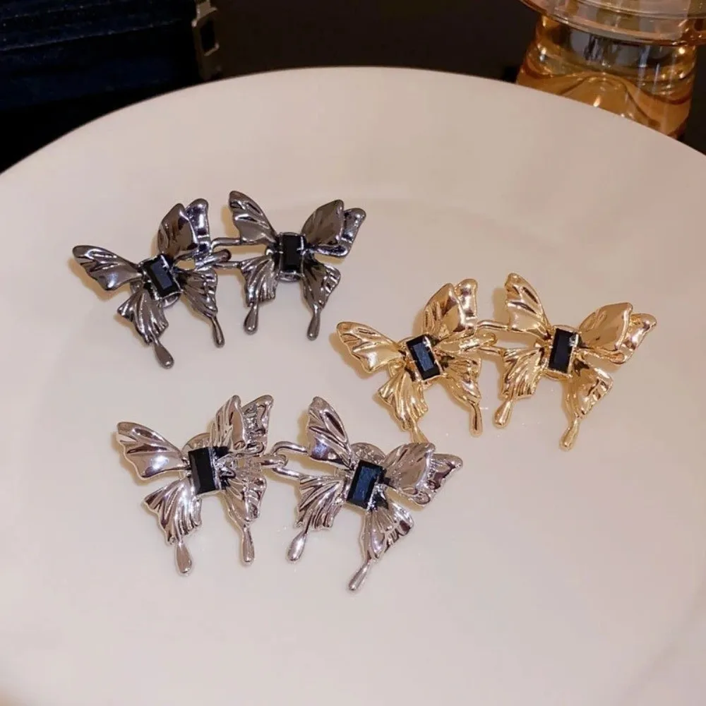 New Five Pointed Star Jeans Buttons Butterfly Adjustable Waist Buckle Waist Tightening Tool Fixed Pants Pins Scarf Fastening