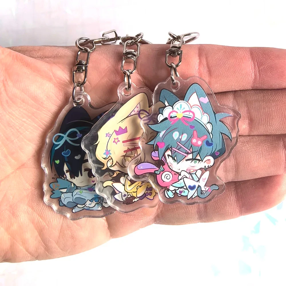ALIEN STAGE IVAN & TILL Dangle-dangle Keychain Man Acrylic Chain for Pants Womans Key Chain Men Pendant Girls Jewelry Llavero